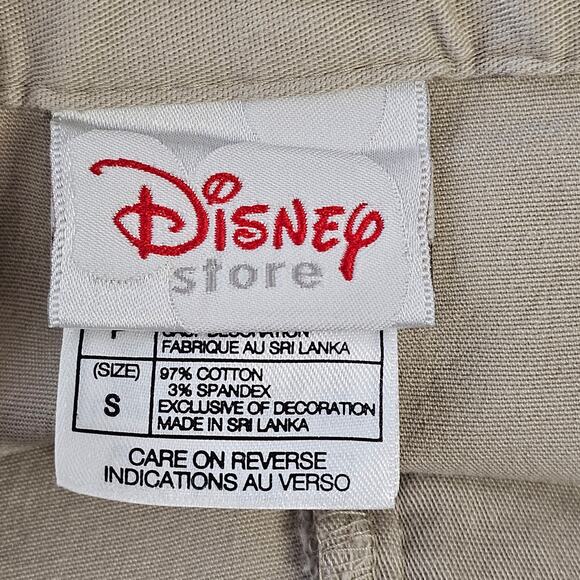 Vintage Disney Store Mickey Mouse Embroidered Ankle Crop Pants Size Small Tennis - Picture 7 of 9